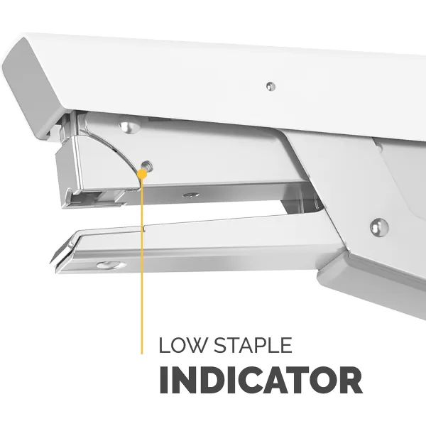 Fellowes LX890 Handheld Plier Stapler Office and Desktop 40 Sheet Capacity BlackWhite