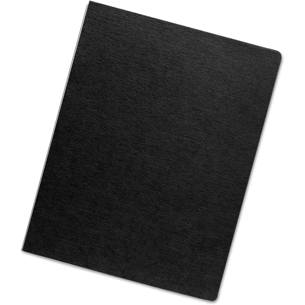 Fellowes Linen Presentation Covers 1114 Inch x 834 Inch Navy 200 per Pack 52113Black