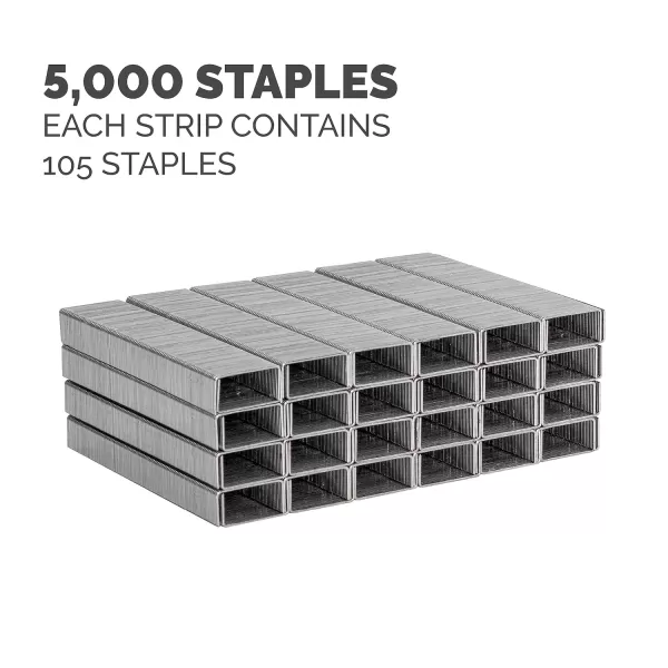 Fellowes Premium 516in Staples for Plier Stapler 210 per Strip 5000 per Box