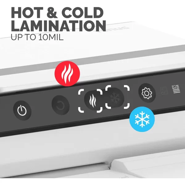 Fellowes Venus 125 Thermal Laminator Machine with Laminating Pouch Starter Kit 125 inch Rapid 3060 Second WarmUp WhiteBlack 5746101Venus 125