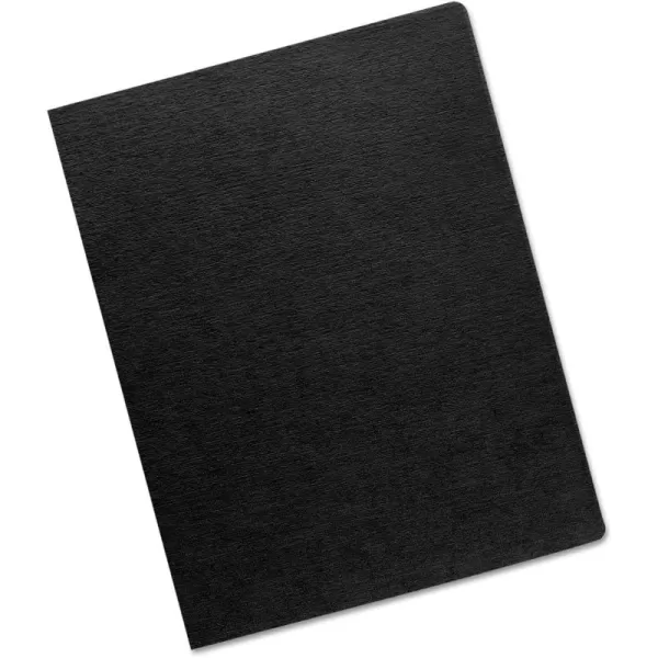 Fellowes Linen Presentation Covers 1114 Inch x 834 Inch Navy 200 per Pack 52113Black