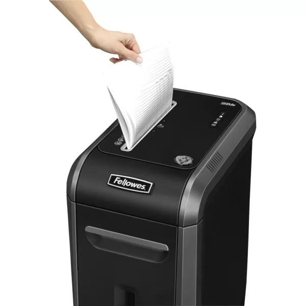 Fellowes 4609001 Powershred 99Ms 14Sheet MicroCut Heavy Duty Paper Shredder with Auto Reverse BlackDark Silver 252quot x 114quot x 173quotShredder