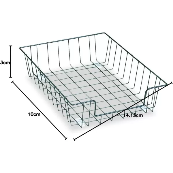 Fellowes 60112 Workstation Letter Desk Tray Organizer Wire Black1 Count Pack of 1