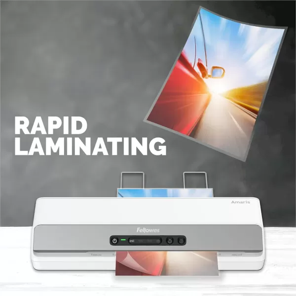 Fellowes Amaris 125 laminator Machine School or Office use 125 max Width with 10 Jam Free Laminating SheetsFaster