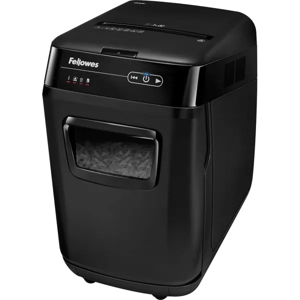 Fellowes AutoMax 350C CrossCut Commercial Office Auto Feed 2in1 Paper Shredder with 350 Sheet Capacity 4694001200Sheet