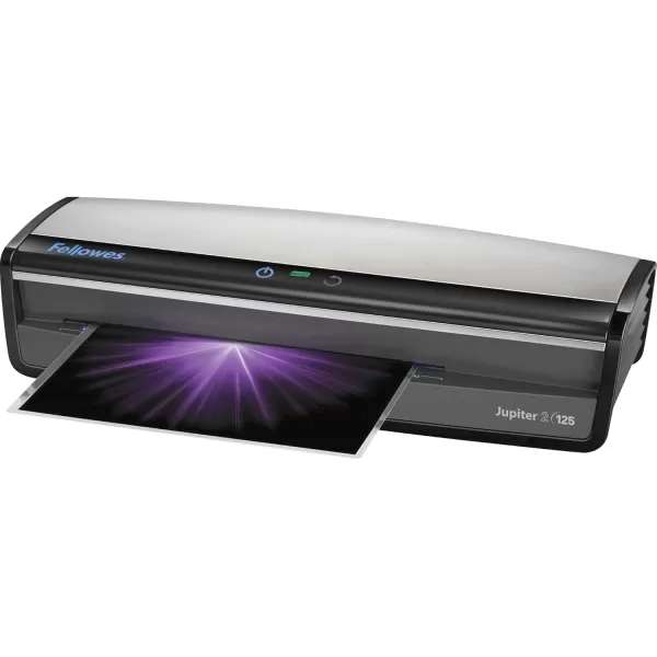 Fellowes Jupiter 2 125 Laminator with 10 Pouches 125 Inch 5734101 Black ampamp Grey