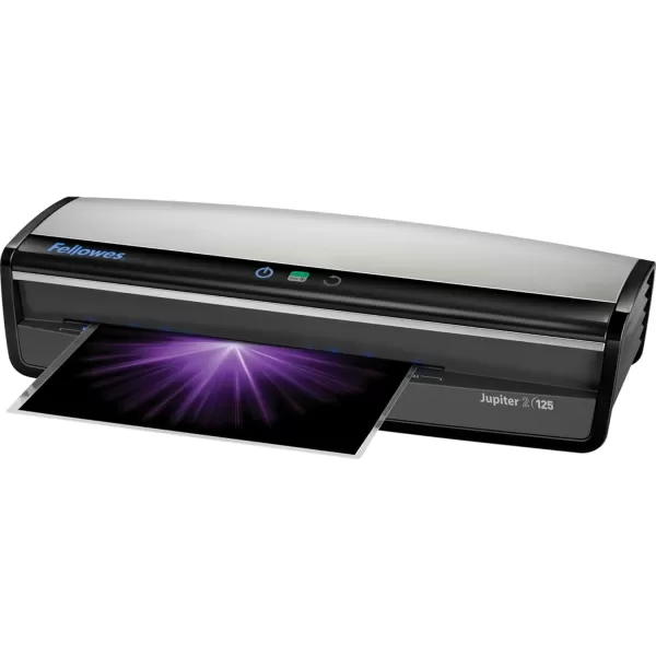 Fellowes Jupiter 2 125 Laminator with 10 Pouches 125 Inch 5734101 Black ampamp Grey