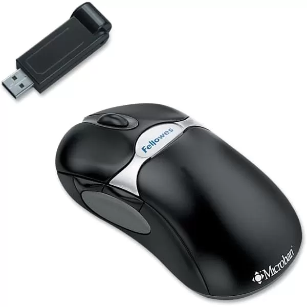 Fellowes Microban Cordless 5 Button Optical Mouse 98912