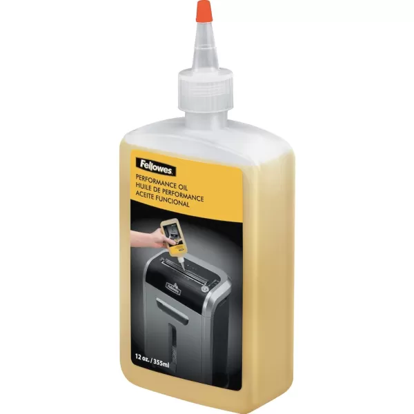 Fellowes Powershred Performance Shredder Oil 12 oz Extended Nozzle Bottle 3525012 Fl Oz Pack of 1