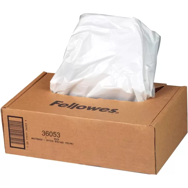 Fellowes Powershred Shredder Bags for 1252252250 Series Shredders 50 Bags ampamp Ties 360549 Gallon