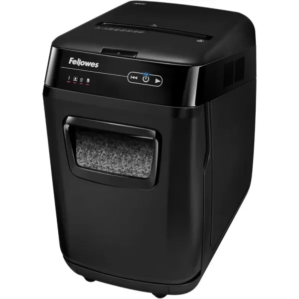 Fellowes AutoMax 200M MicroCut Auto Feed 2in1 Office Shredder with Auto Feed 200Sheet Capacity 4656201