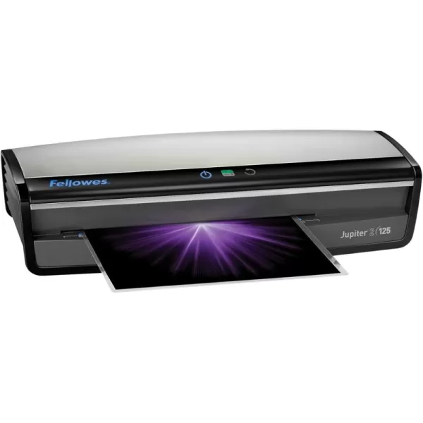 Fellowes Jupiter 2 125 Laminator with 10 Pouches 125 Inch 5734101 Black ampamp Grey