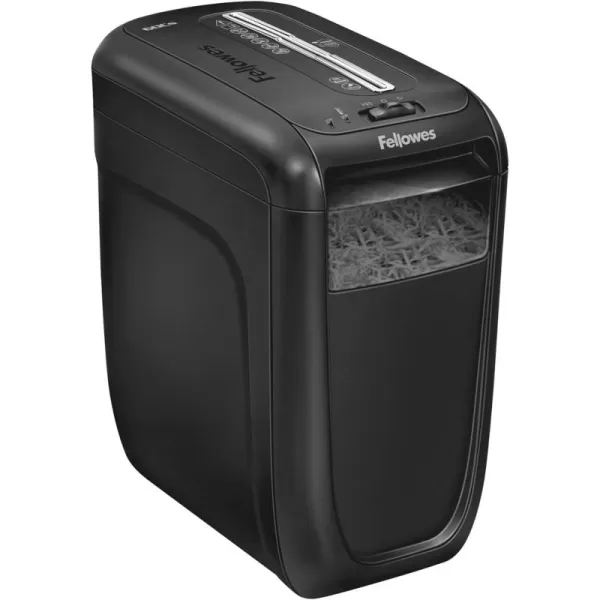 Fellowes PowerShred P30C 6 Sheet CrossCut Deskside Paper Shredder for The Home Office10Sheet