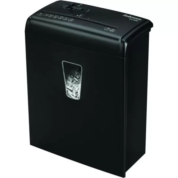 Fellowes Powershred H6C 6Sheet CrossCut Paper and Credit Card Shredder with SafetyLock 4682101