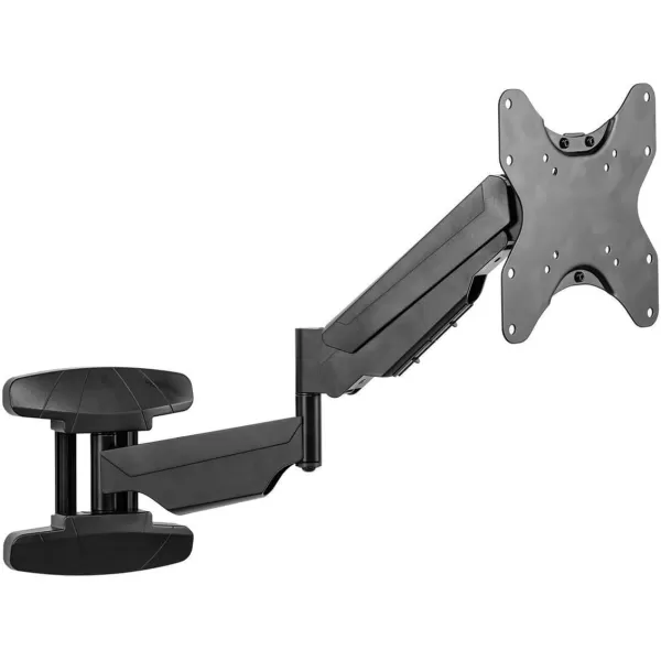 imageFellowes 8043501 Floating TV Stand Wall Mounted TV and Computer Monitor Stand with Single Monitor Arm 42 Inch Monitor Capacity
