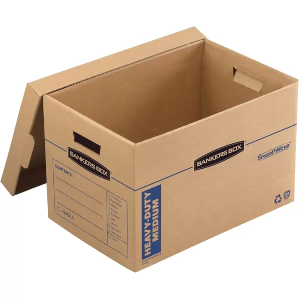 imageBankers Box Kitchen Kit Moving Box 1 Pack Dividers and Cushions Reinforced Handles TapeFree Assembly Box with Lid 15in x 12in x 10inKit