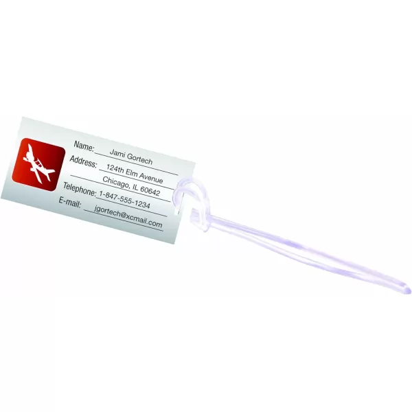 imageFellowes Hot Laminating Pouches 10 Mil Luggage Tag 100 per Pack 52062100 Pack