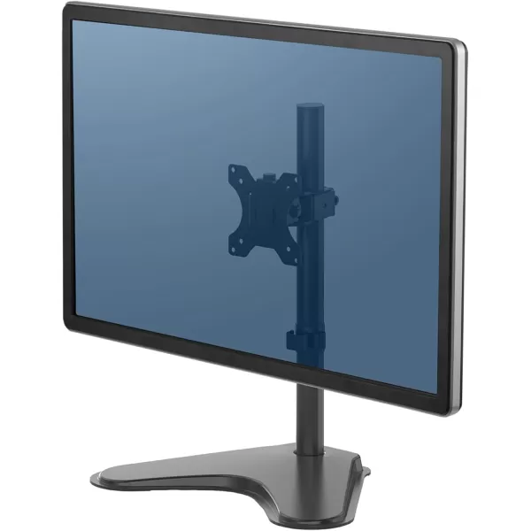 imageFellowes 8043701 Professional Series Free Standing Computer Monitor Stand for 2 Monitors with Horizontal Monitor Arms 27 Inch Monitor CapacityFrench