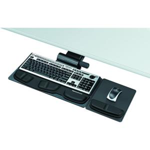 imageFellowes 8036001 Professional Premier Series Adjustable Keyboard Tray 19w x 1058d BlackGRAPHITESILVER