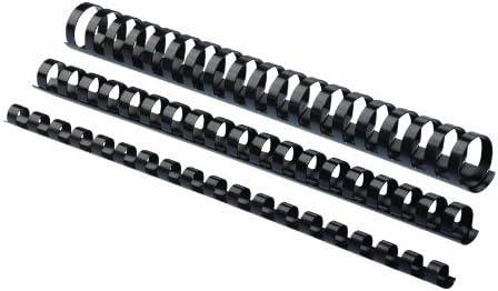 imageFellowes Plastic Binding Combs  Round Back 516 Inches 40 sheets Black 100 Pack 52507100 Count Pack of 2
