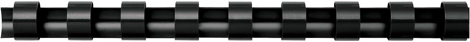 imageFellowes Plastic Binding Combs  Round Back 516 Inches 40 sheets Black 100 Pack 52507Pack of 100
