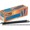 imageFellowes Plastic Binding Combs  Round Back 516 Inches 40 sheets Black 100 Pack 52507100 Pack