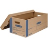 image:imageBankers Box 0065901 SmoothMove Prime Small Moving Boxes Lift Lid 24l x 12w x 10h KraftBlue 8CT