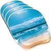 image:imageFellowes Photo Gel Mouse Pad Wrist Rest with MICROBAN  Sandy Beach 9179301Blue