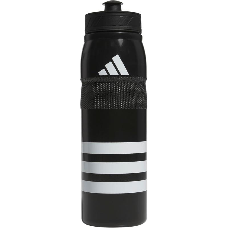 adidas 750 ML 28 oz Stadium Refillable Plastic Sport Water Bottle BlackWhiteBlack One SizeBlackWhiteBlack