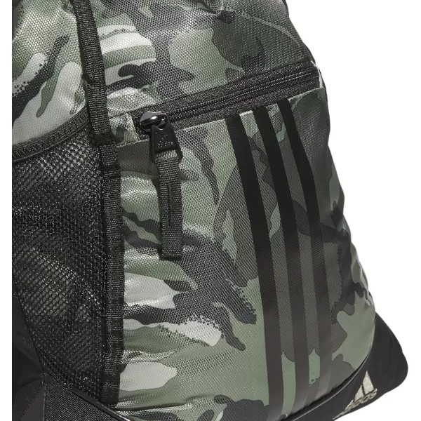 adidas Alliance Sackpack 12L Lightweight Athletic Small Drawstring Team Sports Workout Bag Semi Lucid BlueSilver MetallicBlue Spark One SizeWoodland Essential Camo Olive StrataBlack