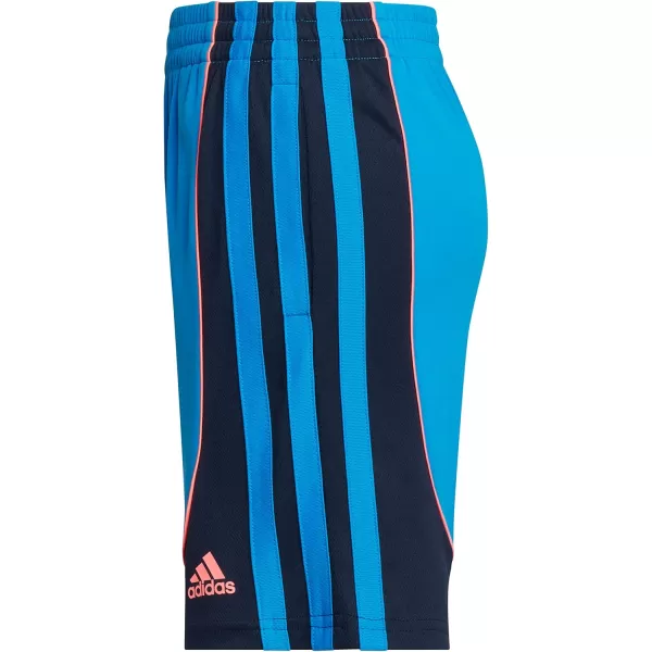 adidas Boys Aeroready Elastic Waistband Basketball Creator ShortBlue Rush