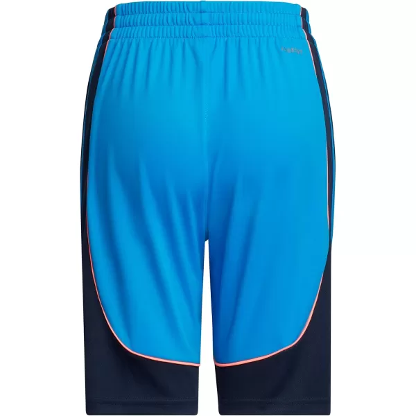 adidas Boys Aeroready Elastic Waistband Basketball Creator ShortBlue Rush