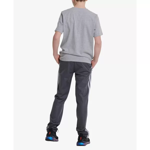 adidas Boys Big Active Sports Athletic Tricot Jogger PantIconic Grey Five