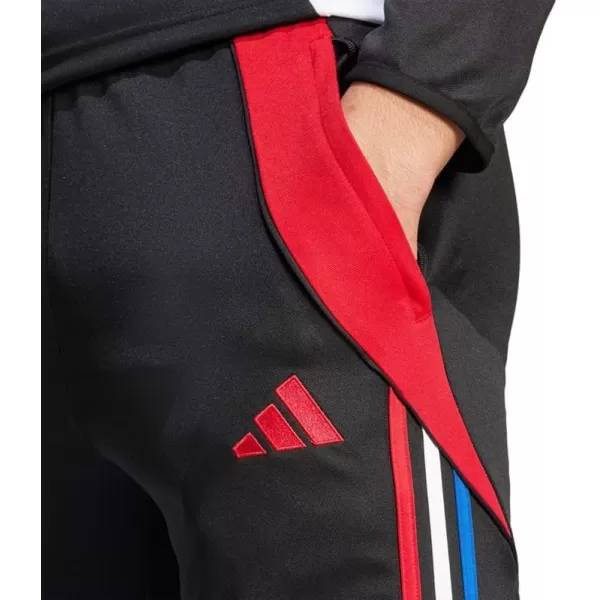 adidas Boys Tiro 24 Training PantsBlackTeam Power RedWhiteTeam Royal Blue