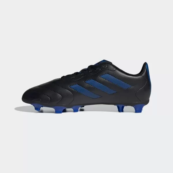 adidas Kids Goletto VIII Firm Ground Soccer ShoeBlackTeam Royal BlueBlack