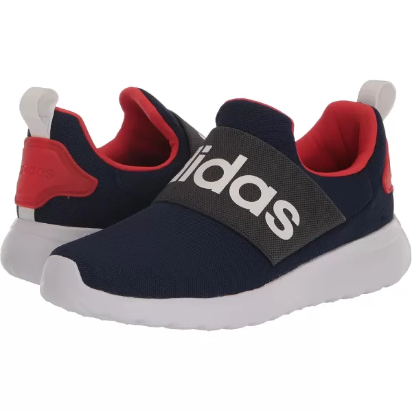 adidas Kids Lite Racer Adapt 40 Running ShoeDark BlueWhiteBright Red