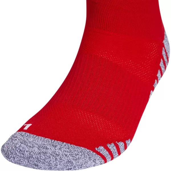 adidas Team Speed 3 Soccer Socks 1 PairTeam Power RedWhite2