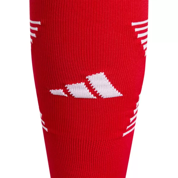 adidas Team Speed 3 Soccer Socks 1 PairTeam Power RedWhite2