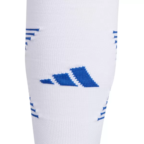 adidas Team Speed 3 Soccer Socks 1 PairWhiteTeam Royal Blue2