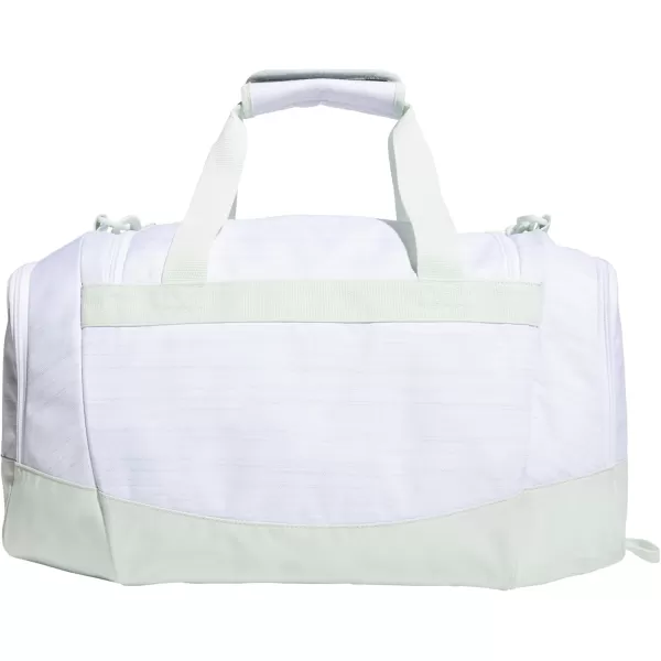 adidas Unisex Defender 4 Small Duffel Bag Team Navy Blue One SizeTwo Tone WhiteClear OnixLinen Green