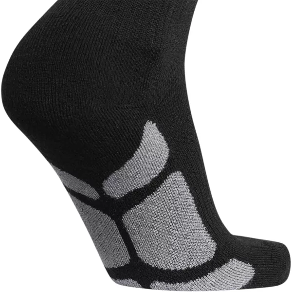 adidas UnisexAdult Utility All Sport Over the Calf Otc Socks 1pairBlackLight Onix GreyWhite