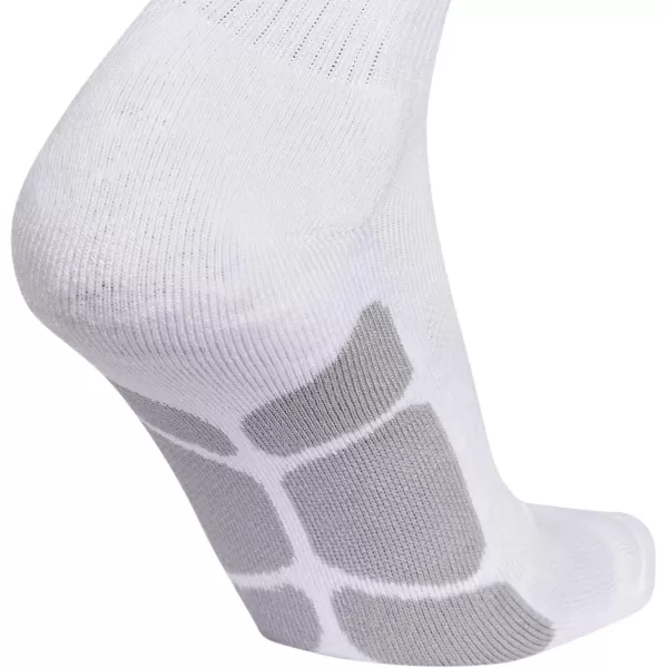 adidas UnisexAdult Utility All Sport Over the Calf Otc Socks 1pairWhiteBlack2