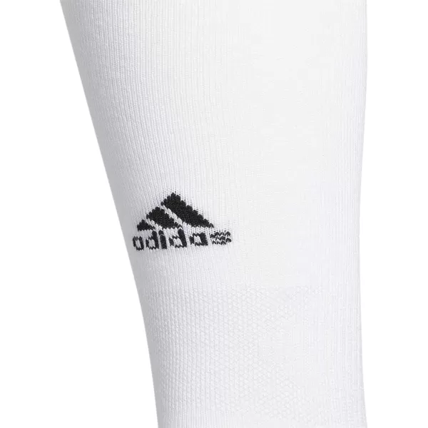 adidas UnisexAdult Utility All Sport Over the Calf Otc Socks 1pairWhiteLight Onix GreyBlack