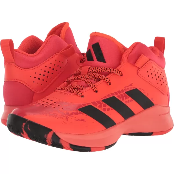 adidas UnisexChild Cross Em Up 5 Basketball ShoeSolar RedBlackBright Red