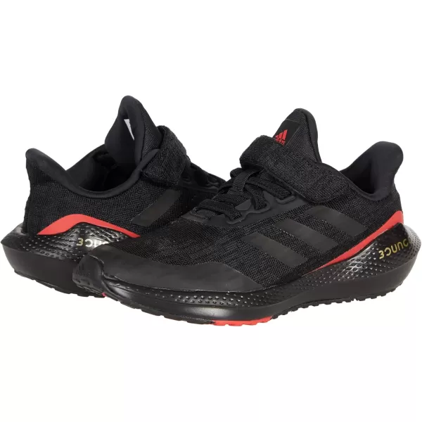adidas UnisexChild EQ21 Running ShoeBlackBlackVivid Red