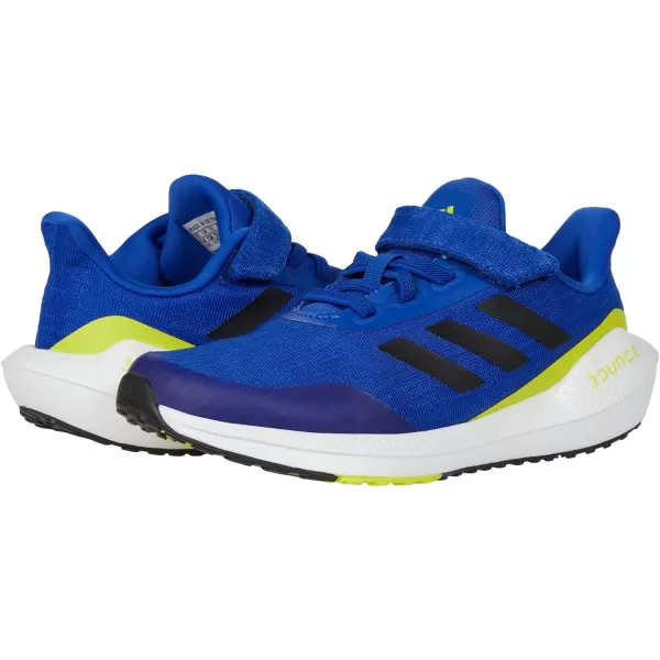 adidas UnisexChild EQ21 Running ShoeBold BlueBlackAcid Yellow