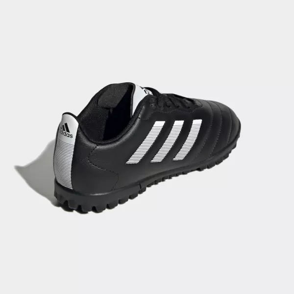 adidas UnisexChild Goletto VIII Turf Soccer ShoeBlackWhiteRed