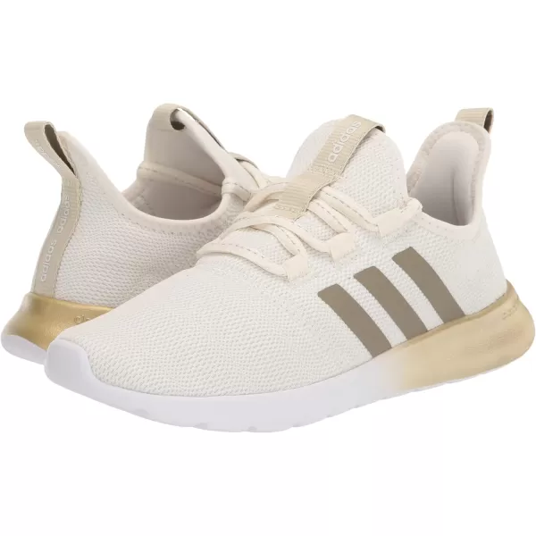 adidas Womens Cloudfoam Pure 20Off WhiteOrbit GreenSandy Beige Metallic