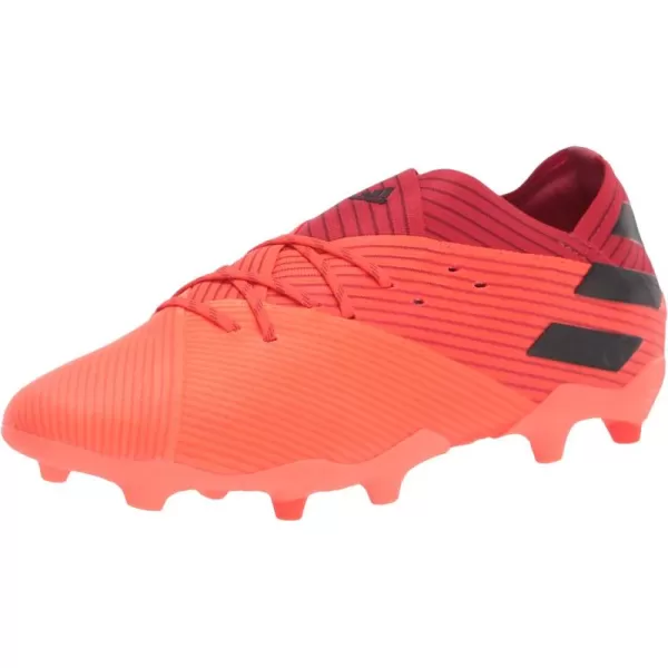 adidas Boys Nemeziz 191 Firm Ground Soccer ShoeCoralBlackGlory Red