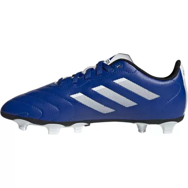 adidas Kids Goletto VIII Firm Ground Soccer ShoeTeam Royal BlueWhiteBlack